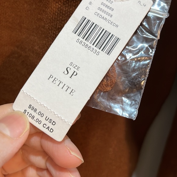 Maeve by Anthropologie V neck Brown Sweater - Picture 9 of 11